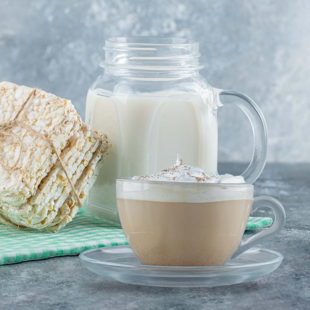 Kava z riževim mlekom