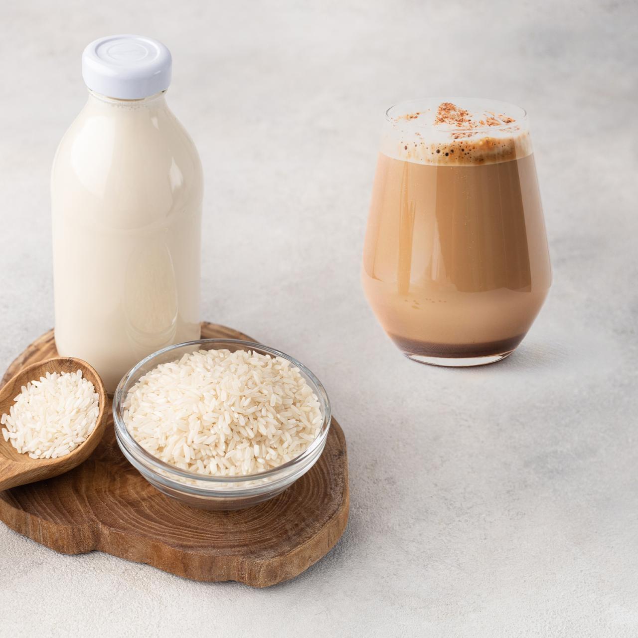 Macchiato z riževim mlekom