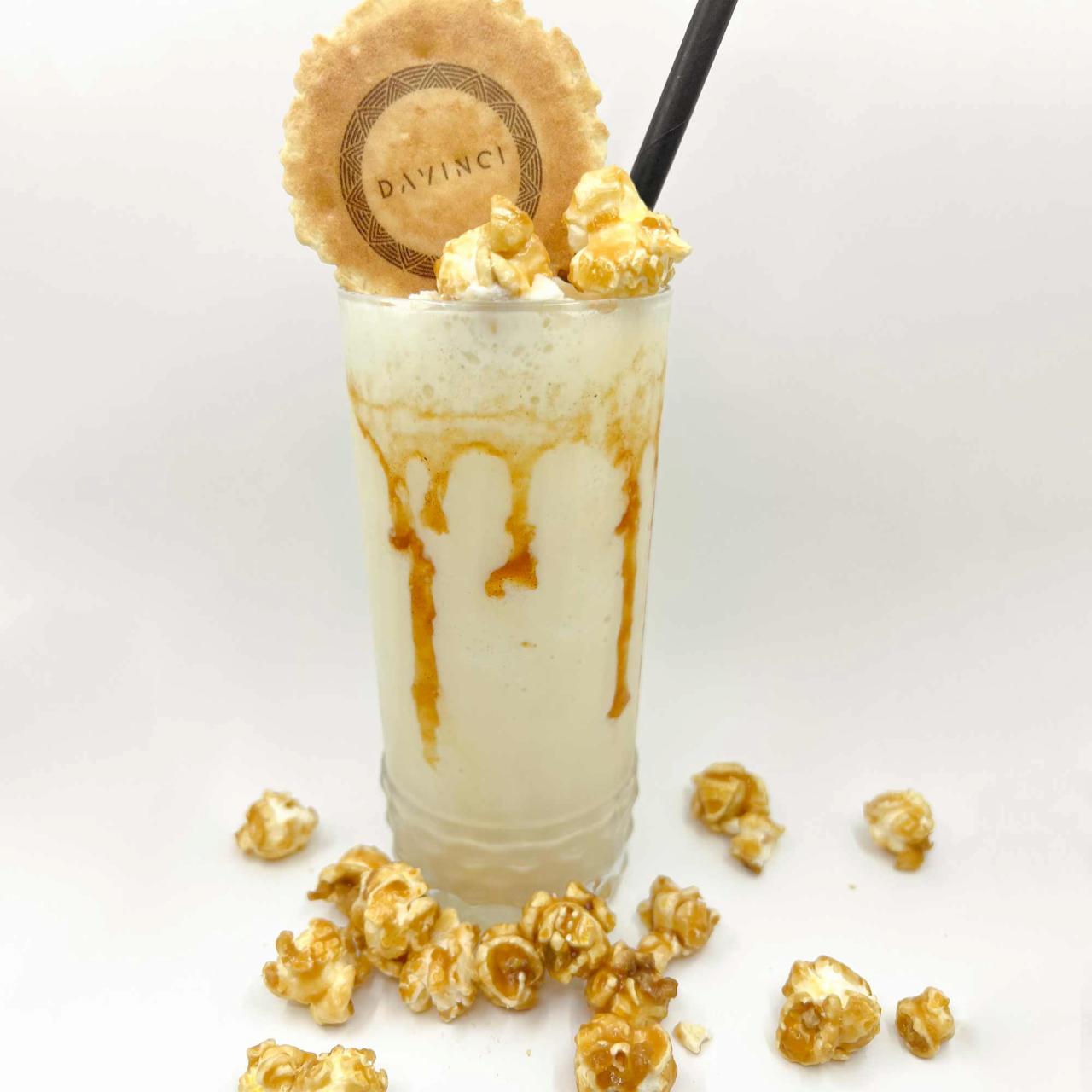 Milkshake caramel popcorn 